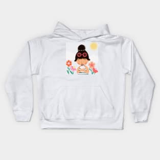 The Ice Cream Adventures of a Joyful Girl Kids Hoodie